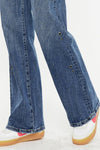 GROMMET HIGH RISE 90'S FLARE JEANS