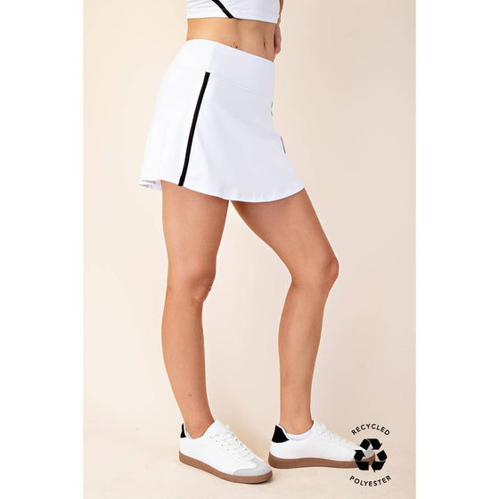 RECYCLED BUTTER SKORT