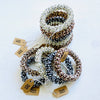 Thank You Gifts Leopard Hair Coils Telephone Cord Hair Ties