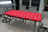 Nebraska Huskers Fitted Table Cover / Tablecloth:  3 Sizes Available