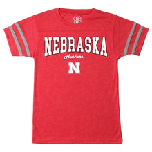  Nebraska Huskers Youth Boys Sleeve Stripe SS Tee