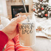 Glass Heat Resistant Coffee Cup w/Bamboo Lid
