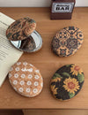 Vintage Floral Print Foldable Makeup Mirror MK2PPFN6C5MR73