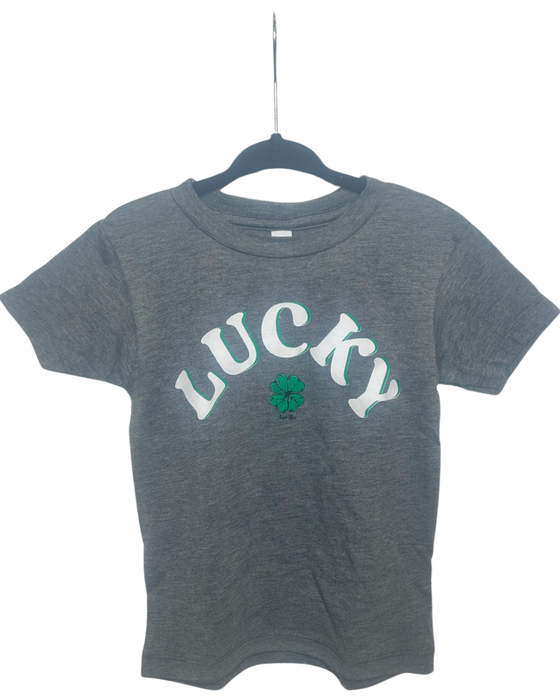 Kids "Lucky" Grey Tee