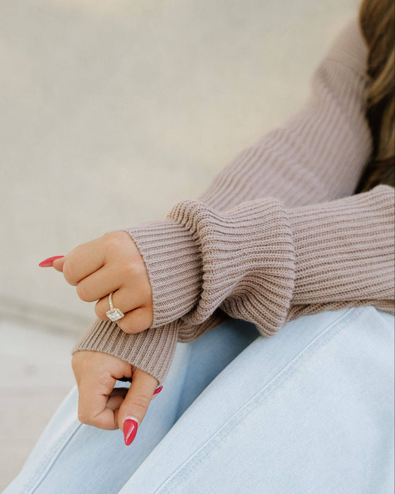 Fern Sweater Cardigan - Mocha