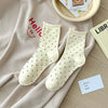 Polka Dot Simple Rolled Socks MK2BLW6W8FSO259
