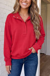 LAS Solid Snap Button Collar Sweatshirt (S-2XL)
