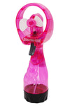 Portable Water Spray Misting Electric Fan with Display Set