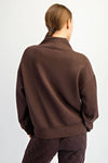MODAL POLY SPAN SCUBA LUXE HALF ZIP JACKET