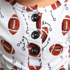 Brady Football 2-Piece Bamboo Set Kids Pajamas