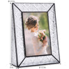 Vintage Stained Glass Wedding Photo Frame- J Devlin Pic 126