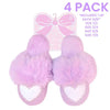 Girls Pearl Heart Slippers