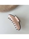 Beau - Textured Acetate Fiber Contrast Edge Claw Clip