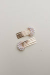 GRANDMA'S PEARLS HAIR COMBS (PACK OF 2)