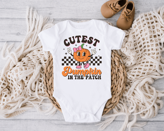 Cutest Pumpkin in the Patch Baby Onesie