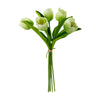 Pack of 5 Stems Real Touch Medium Open Tulip