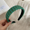 Retro Polka Dots Print Wide Headband MK2PPIM6W6HBD74