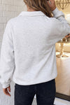 LAS Solid Snap Button Collar Sweatshirt (S-2XL)