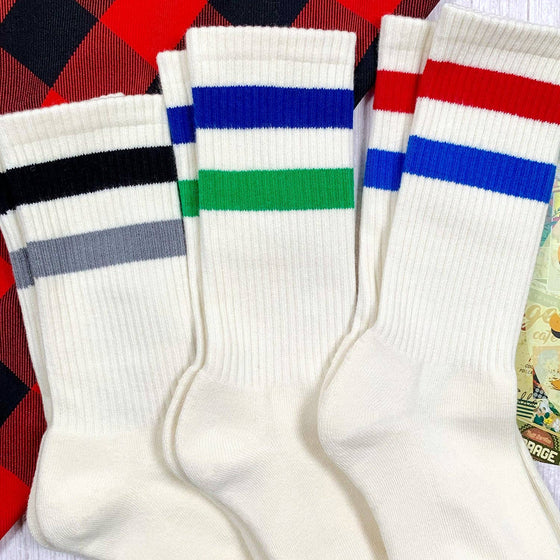 Women's Crew Retro Style 3 Socks