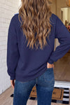 LAS Solid Snap Button Collar Sweatshirt (S-2XL)