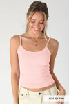 NIKIBIKI White Polka Dot Strap Cami