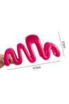 XOXO Chunky Waves Acrylic Hair Claw Clip Gifts