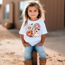  Trendy Groovy Halloween Kids Retro Fall Tee Shirt