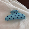 Stylish Polka Dots Large Acetate Hair Claw MK2PPM6W6HCP285