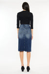 HIGH RISE MIDI SKIRT