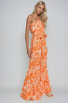 ONE SHOULDER PRINTED JUMPSUIT