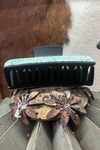 Cowgirl Tooled Hair Clip - Black