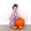 Emmy RUFFLE ZIP Bamboo Halloween Pumpkins Baby Outfit