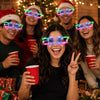 2027 LED Light Up New Year Party Glasses