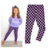 Hadley LEGGINGS Bamboo Halloween Checks Toddler Clothing
