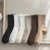 Flounce Solid Color Simple Sweet Socks MK2BLW6W8FSO263