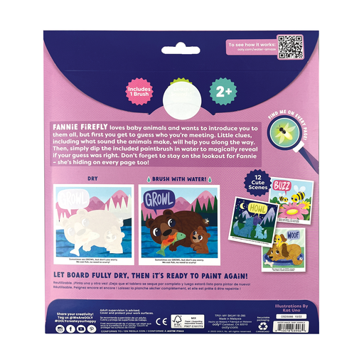 Ooley Water Amaze Water Reveal Boards - Baby Animals (13 PC Set)
