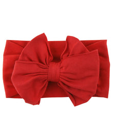  Girls Red Big Bow Headband