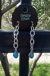 Linked In Turquoise Earrings