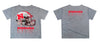 University of Nebraska Dripping Football Helmet T-Shirt