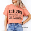 Tattoos Because Life Is Hard Graphic Tee