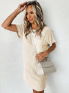 Summer Casual T-shirt Short-sleeved Dress (With Pockets)