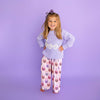 Boo Purple SWEATER Solid Knit Halloween Toddler Kids Top