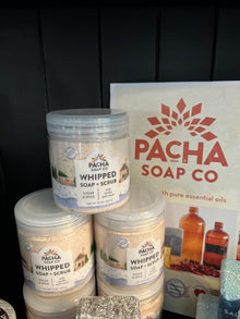  Pacha Soap - Whipped Soap + Scrub - Holiday - Sugar & Spice