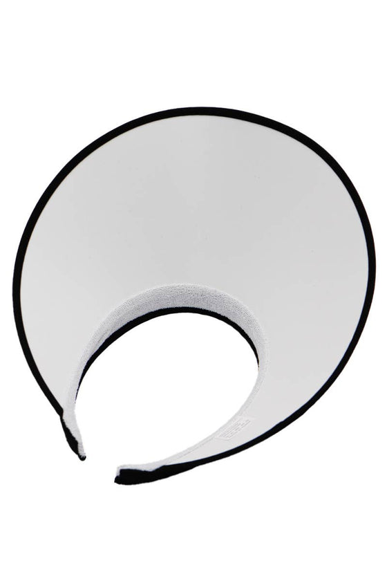 Seamless Basic Wide Brim Clip-On Sun Visor