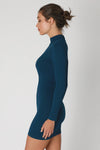 Mock Neck Long Sleeve Dress