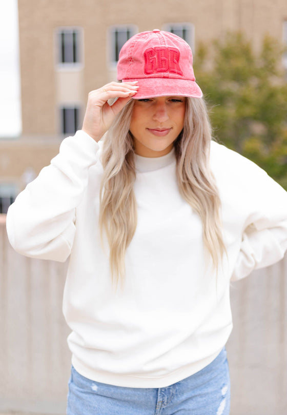 Nebraska Tonal Varsity Canvas Dad Hat