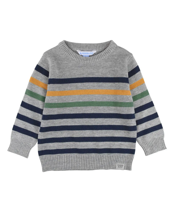 RuggedButts Levi Stripe Knit Crew Neck Sweater