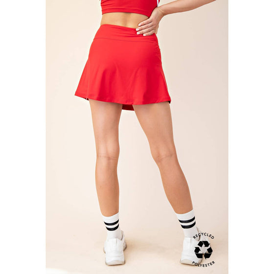 RECYCLED BUTTER SKORT