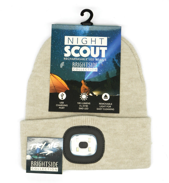 Night Scope Brightside Rechargeable LED Beanie Assortment