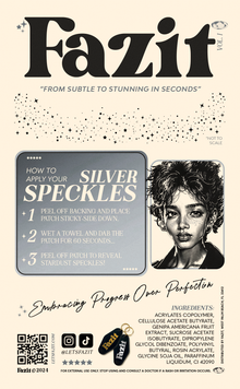  Silver Stardust Speckle Makeup Patches